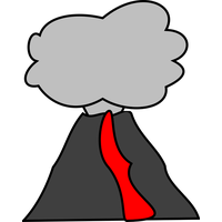Volcano PNG