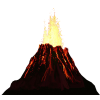 Volcano PNG