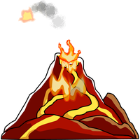 Volcano Transparent PNG Image