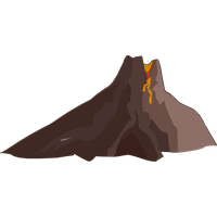 Volcano Transparent PNG Image