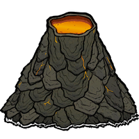 Volcano Transparent PNG Image