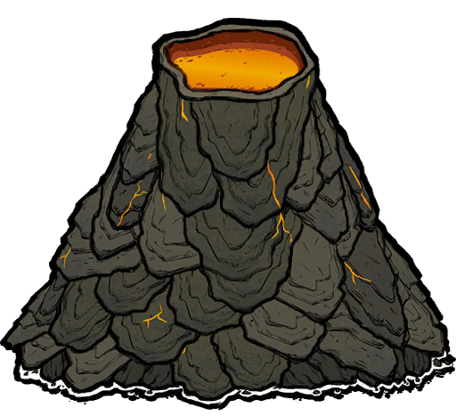 Volcano Transparent PNG Image