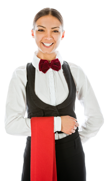 Waitress Transparent PNG Image