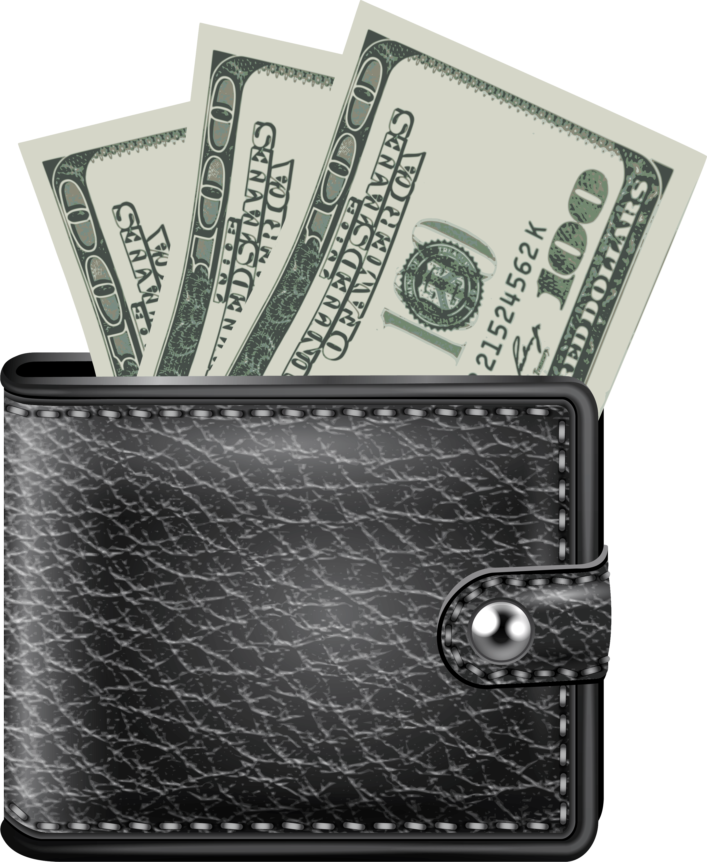 Wallet With Money Png Image Transparent PNG Image