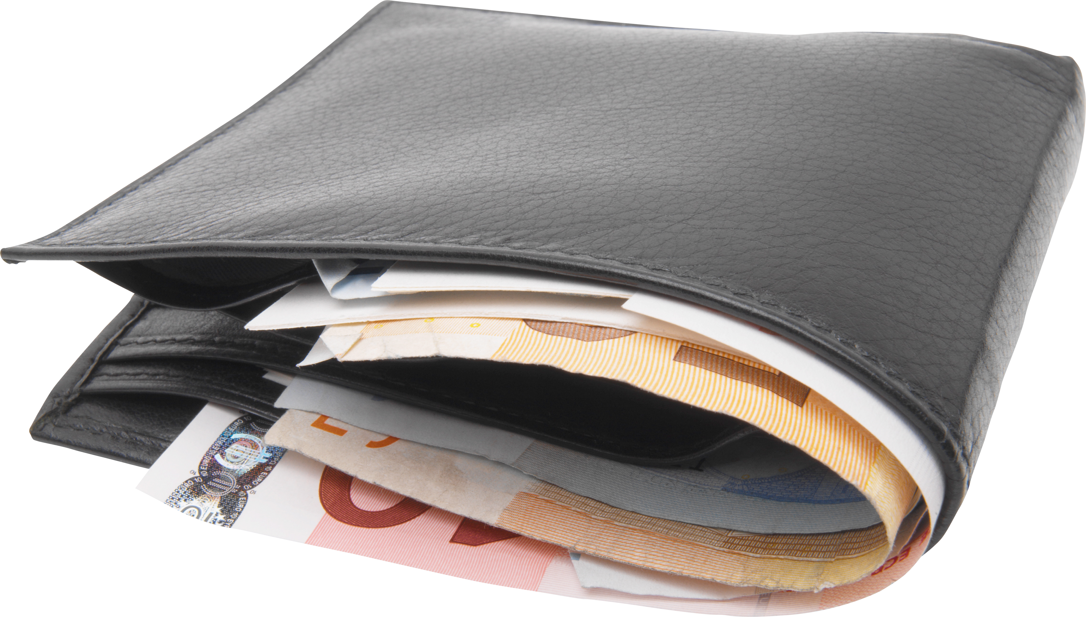 Wallet with money Transparent PNG Image