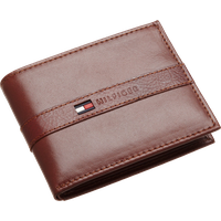 Brown leather wallet PNG