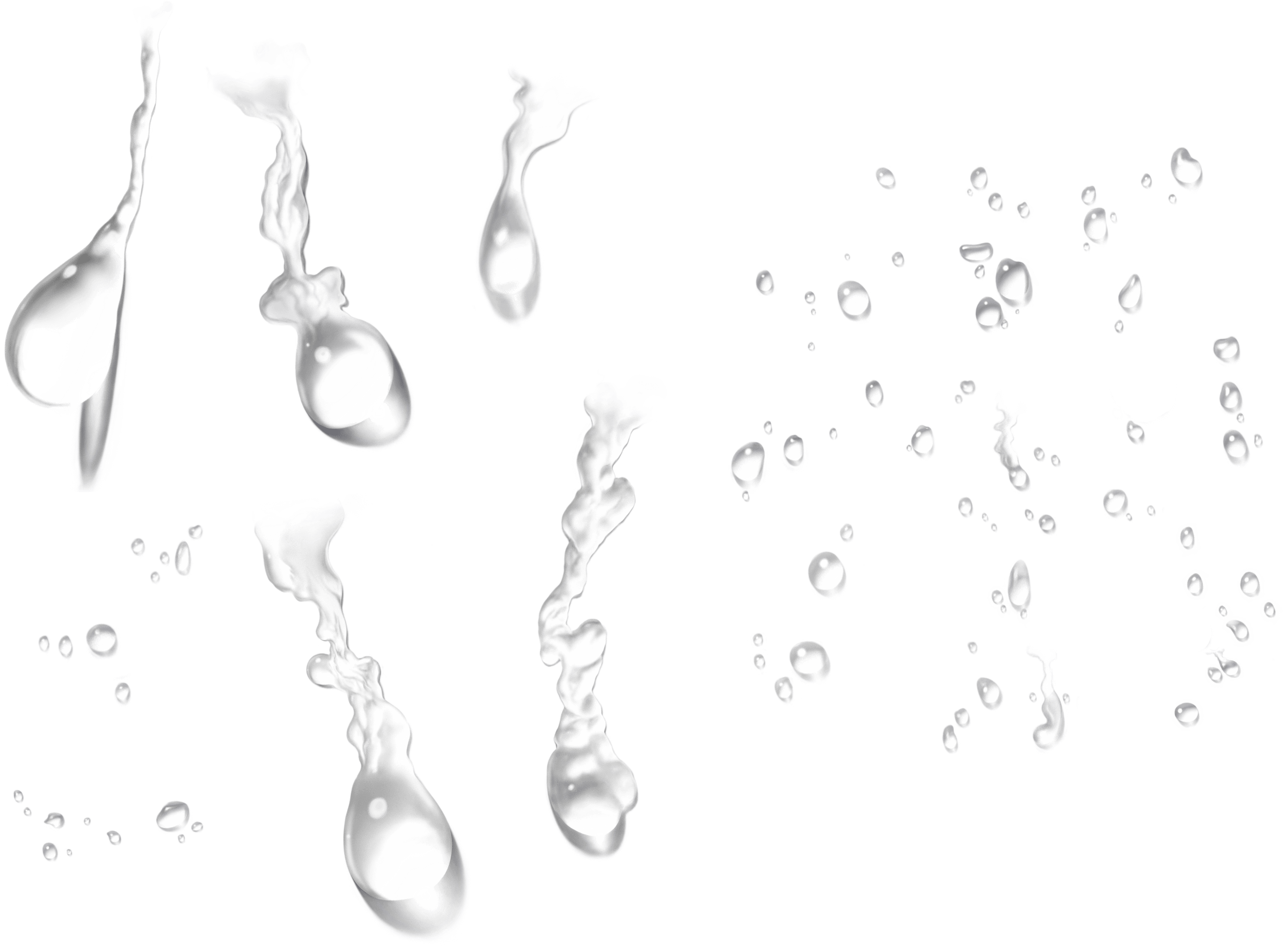Water Drops Transparent Image PNG Image