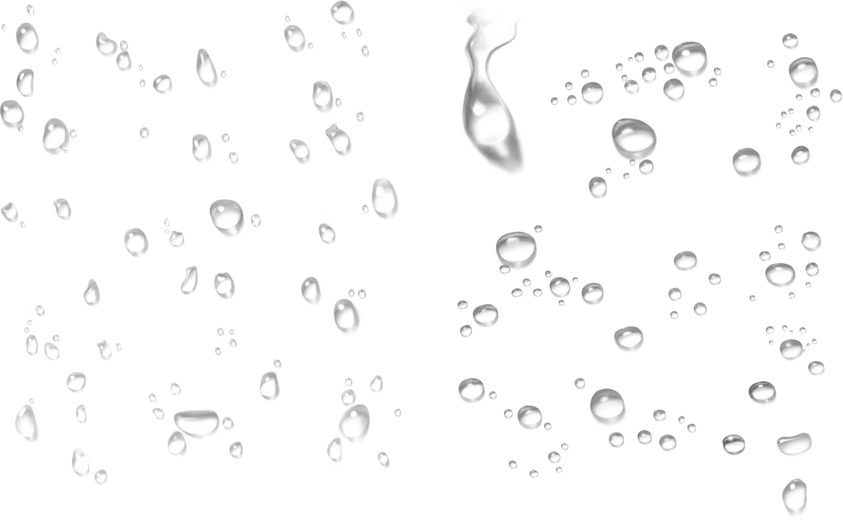 Water Drops Transparent PNG Image