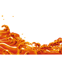 Orange Vector Wave Free Photo Transparent HQ PNG Download | FreePNGimg