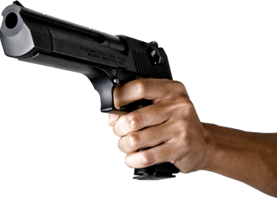 Gun In Hand File PNG Image