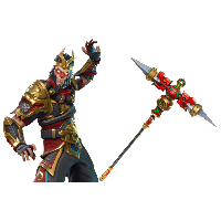 Lance Figure Sun Royale Fortnite Action Battle PNG Image