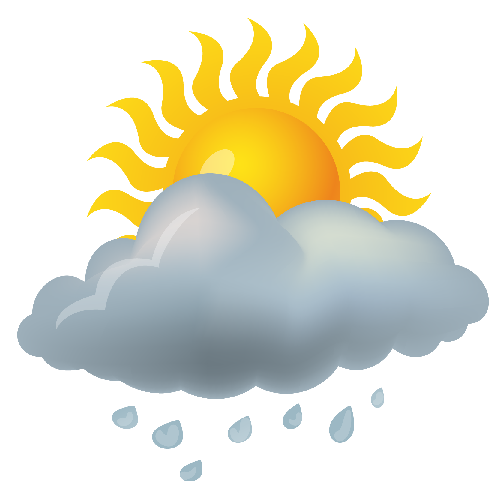 Download Forecasting Material Rain Shower Weather Icon HQ PNG Image ...