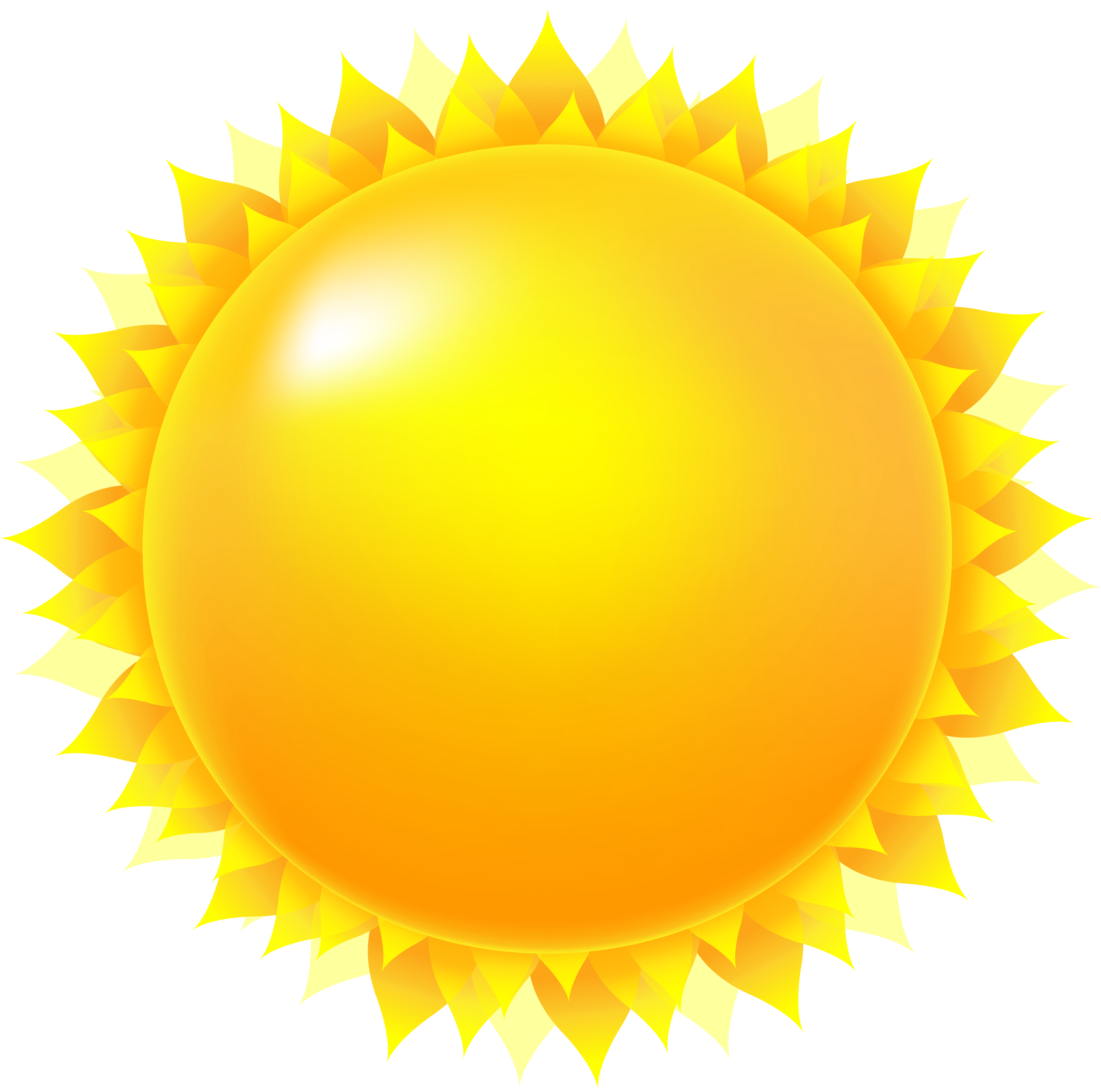 Computer Icons Sunlight Sphere Weather Orange PNG Image
