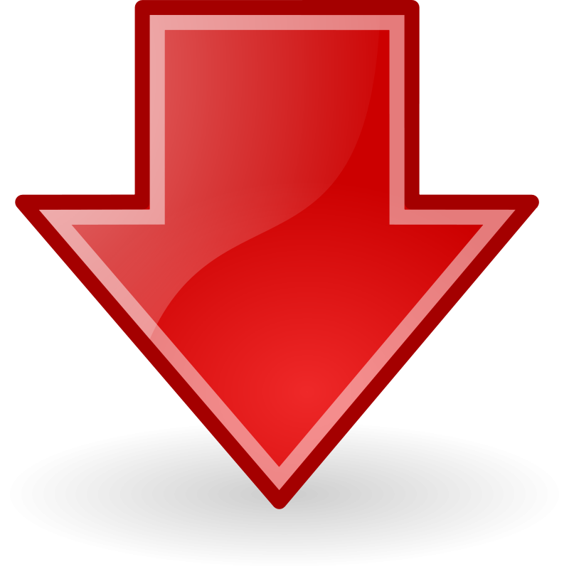 Down Arrow Transparent PNG Image