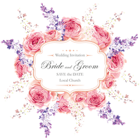 Cards Pattern Invitation Greeting Wedding PNG File HD