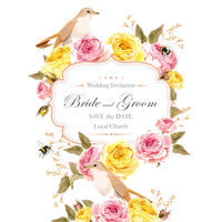 Pattern Wedding Greeting Cards Marriage Invitation Date