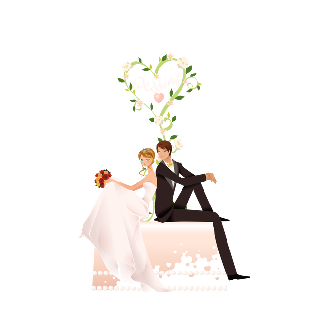Love Wedding Shower Marriage Invitation Bridal PNG Image