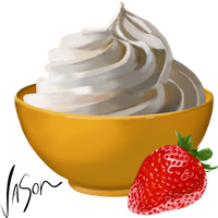 Yogurt Whipped Cream HQ Image Free PNG Image