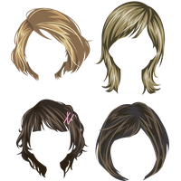 Hair wig PNG