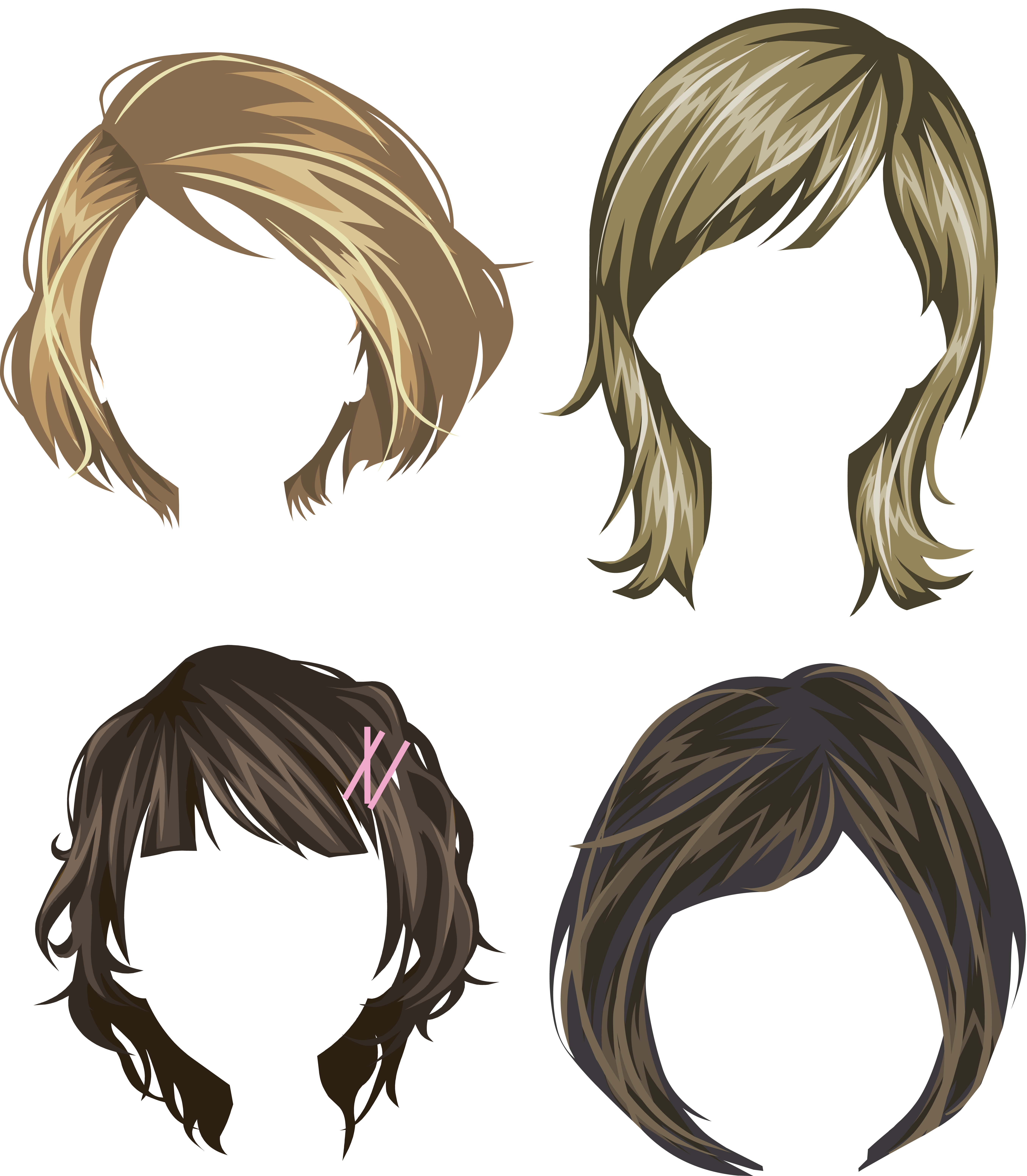 Hair wig Transparent PNG Image