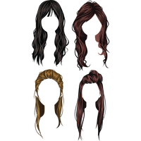 Hair wig PNG