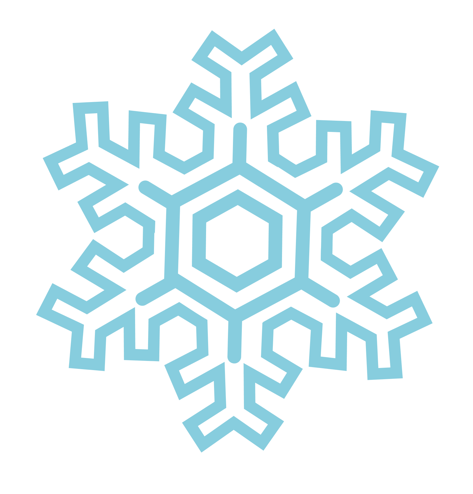 Snowflakes Transparent Background PNG Image