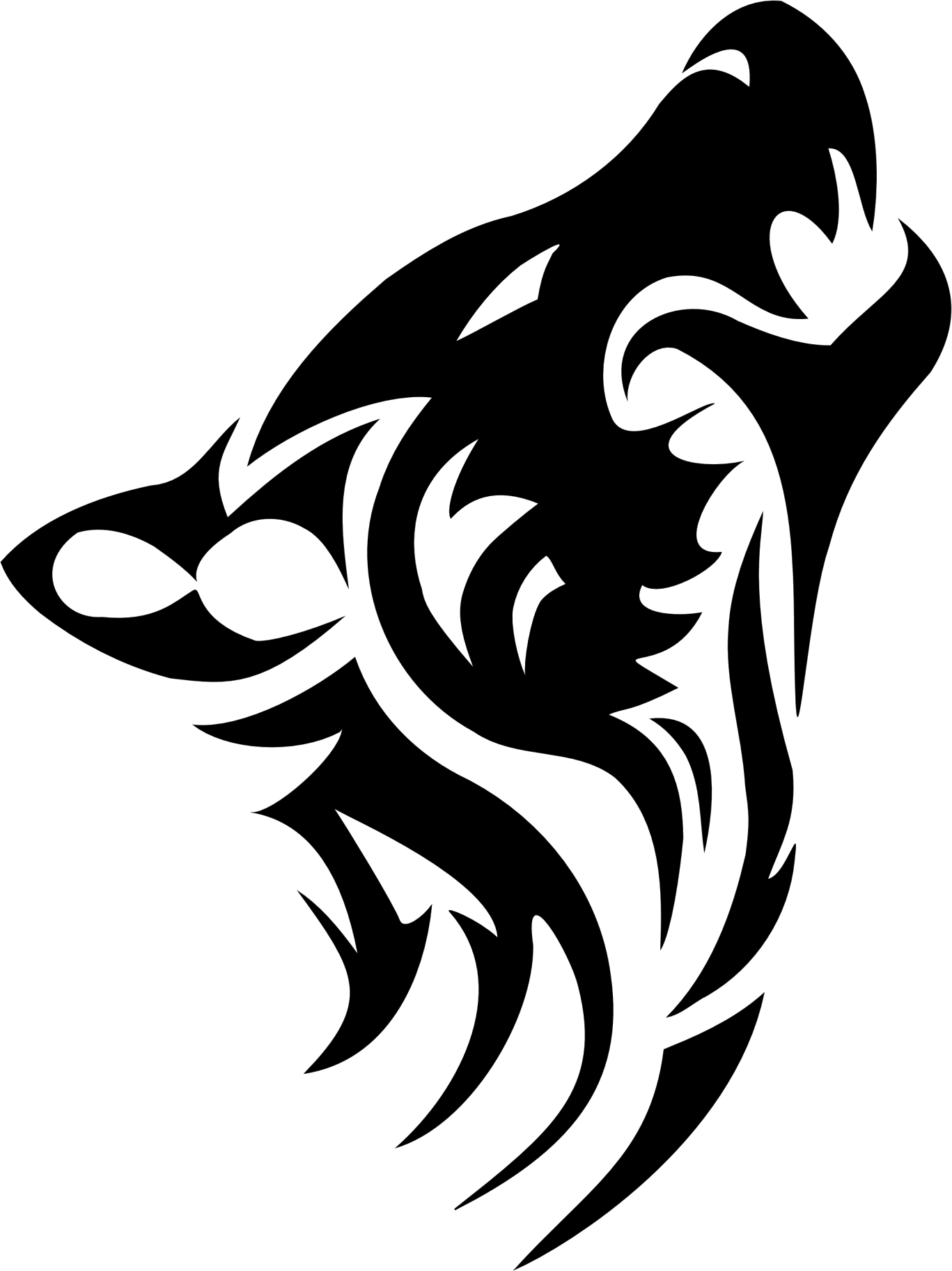 Wolf Tattoos Picture PNG Image