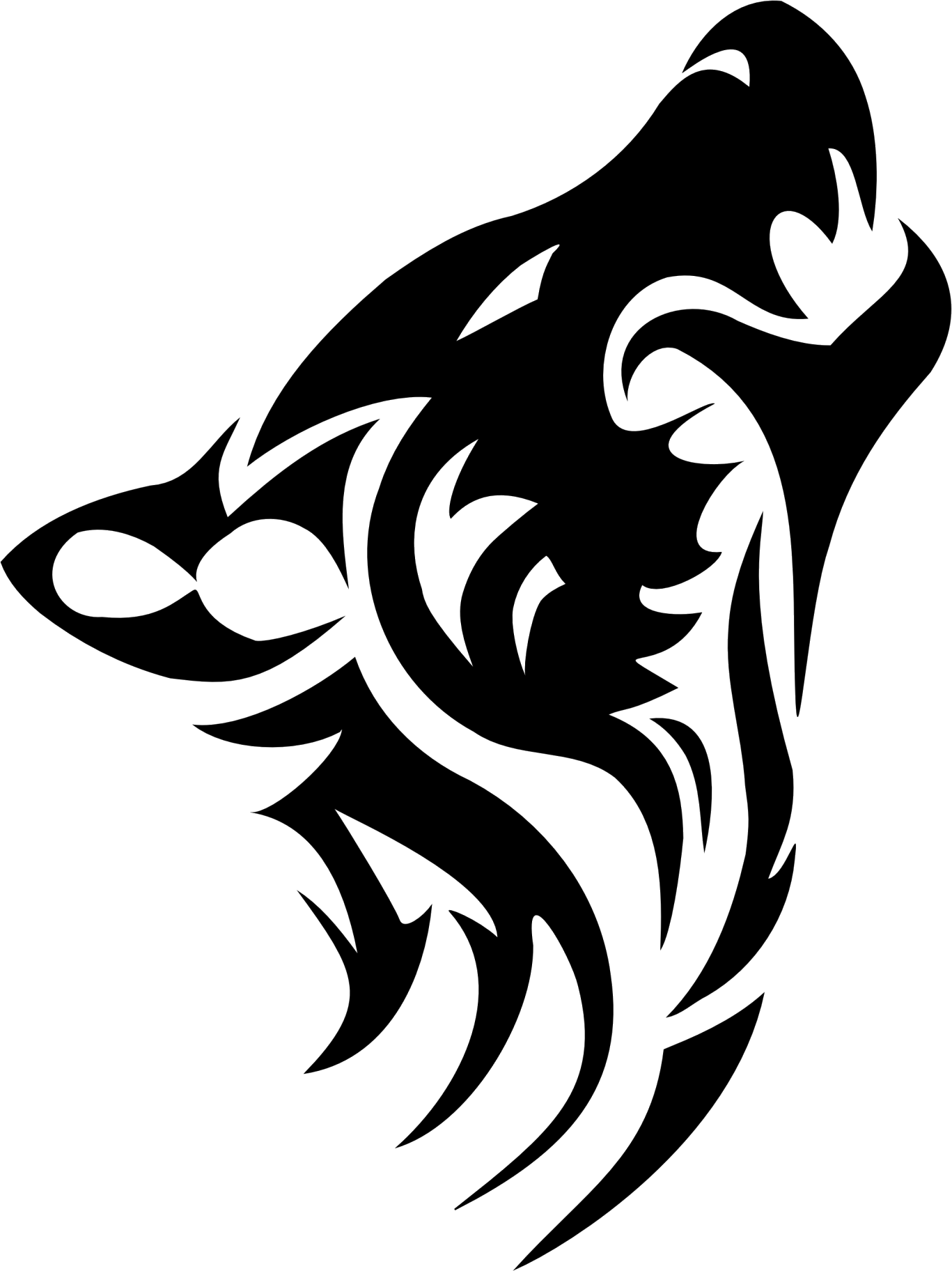 Wolf Tattoos Picture Transparent PNG Image