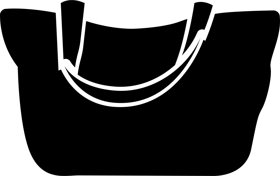 Handbag Leather Silhouette Black Free PNG HQ PNG Image