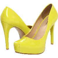 Yellow Women Shoes Png Image PNG