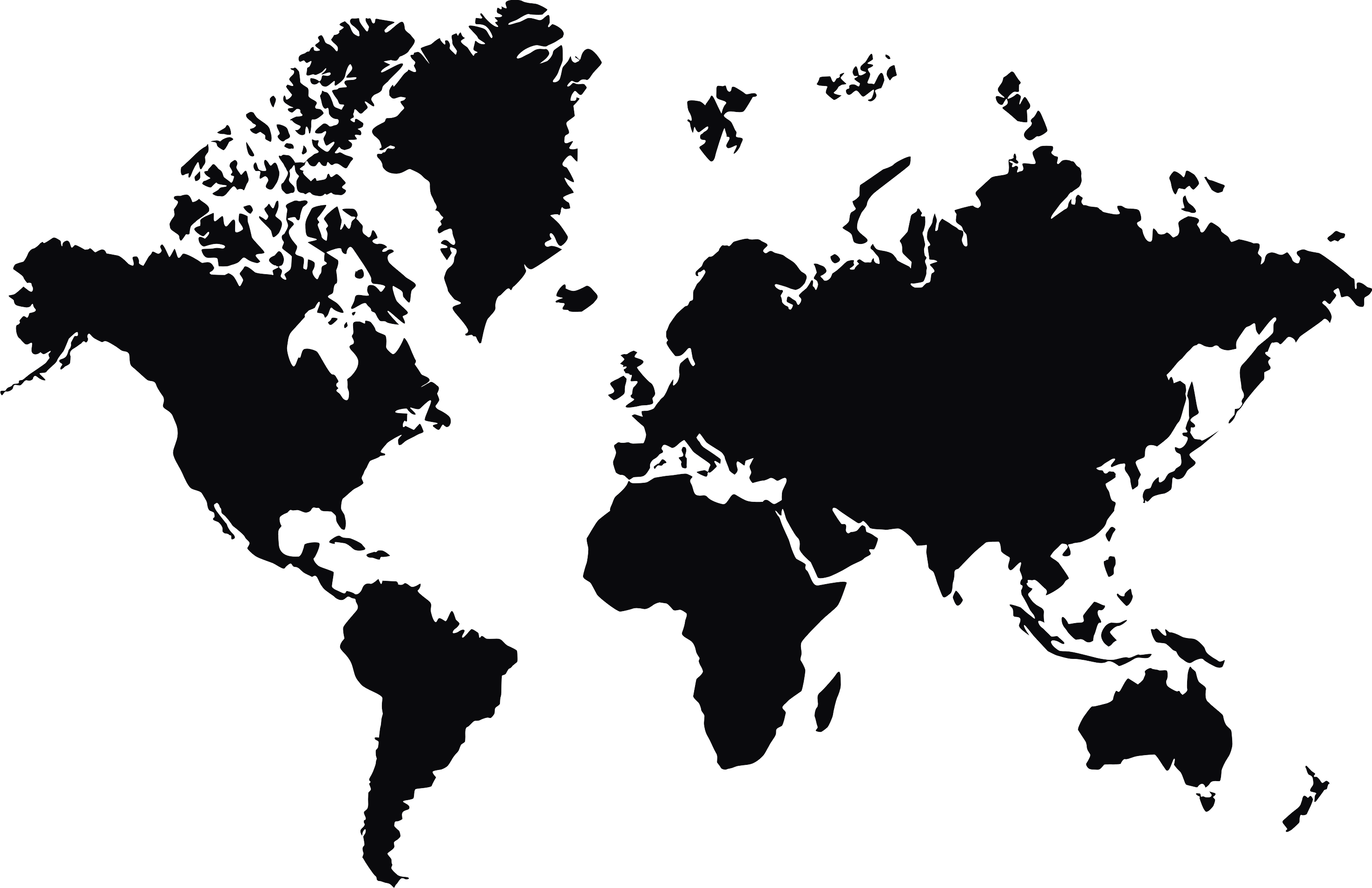 World map Transparent PNG Image
