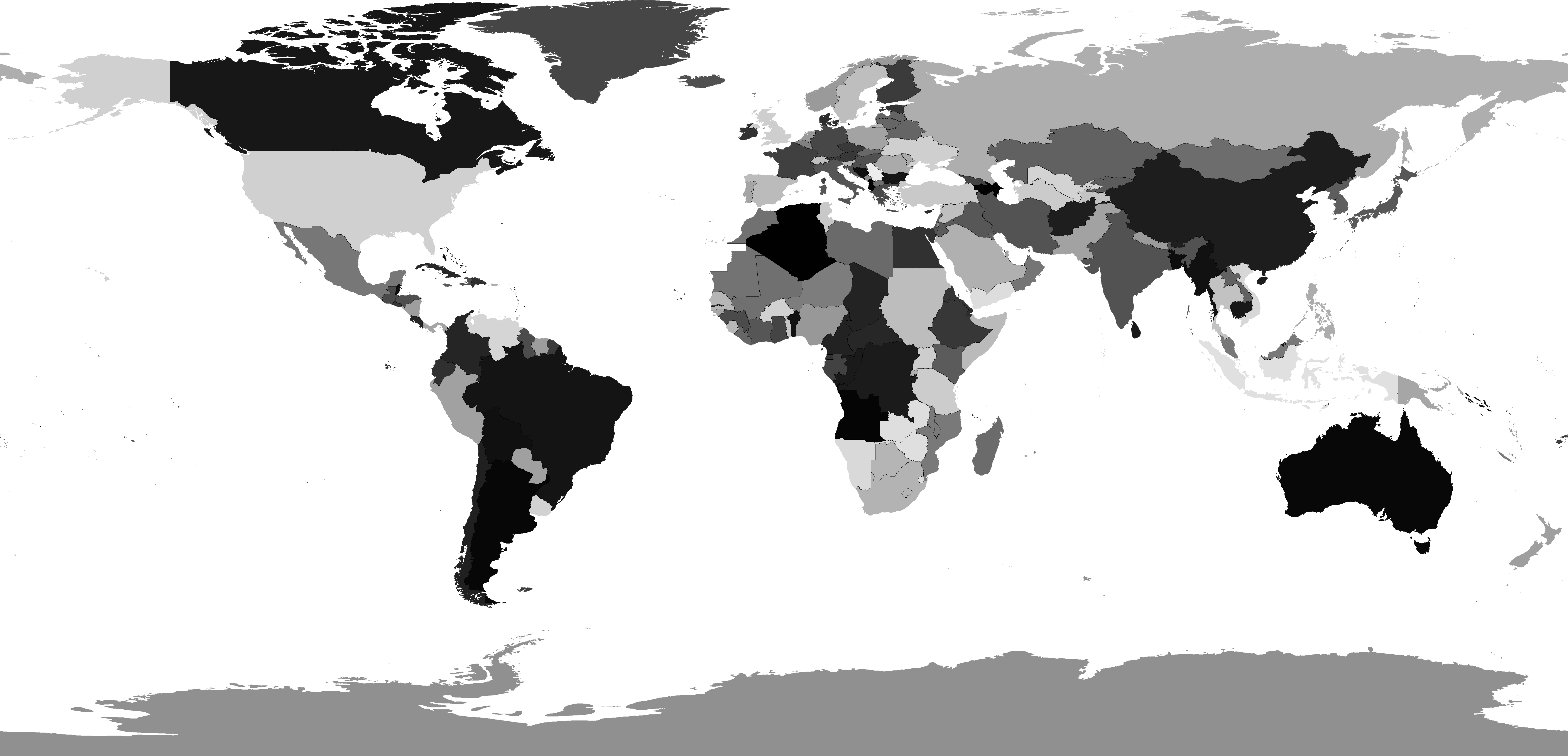 World map Transparent PNG Image