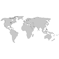 World map PNG