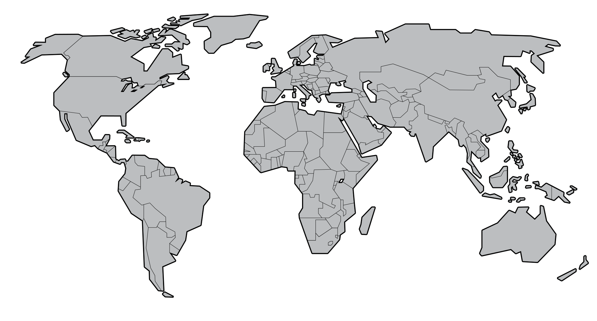 World map Transparent PNG Image