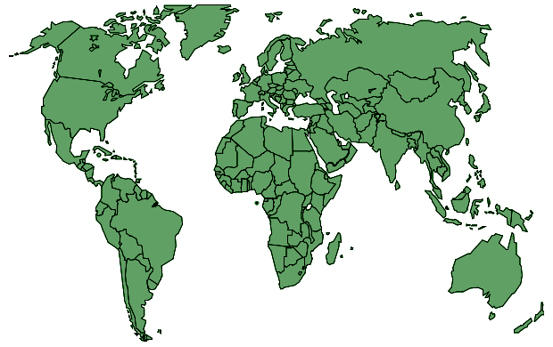 World map Transparent PNG Image