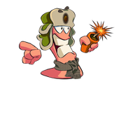 Worms game PNG