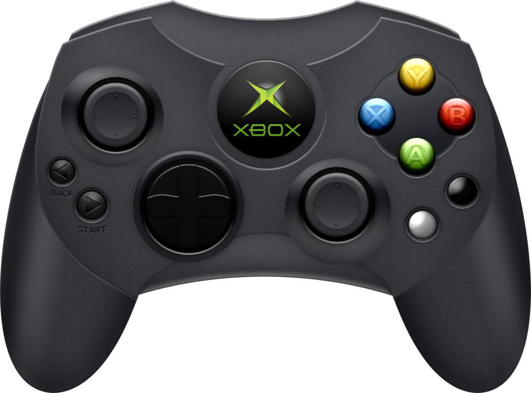 black xbox controller clip art