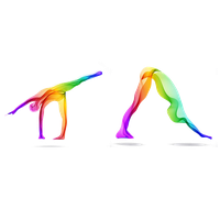 Elements Yoga Color Illustration Royalty-Free Design PNG