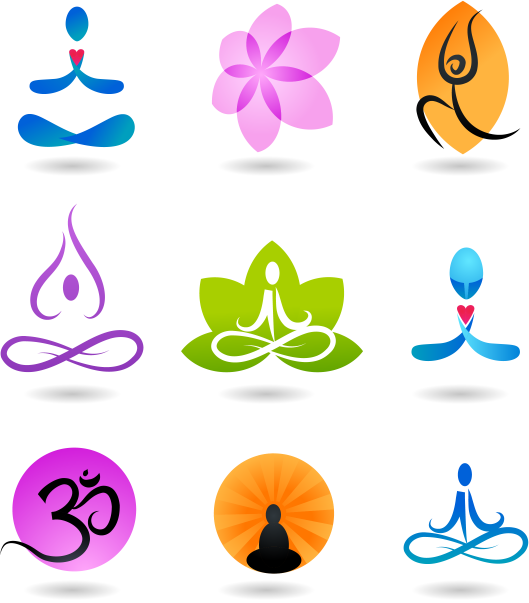 Yoga Logo PNG Transparent Images Free Download, Vector Files
