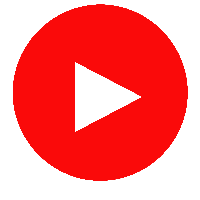 Round Youtube button PNG Image